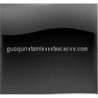 Stainless steel titian  black sheets