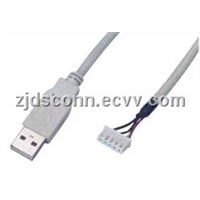 USB Type A Male-Housing Cable