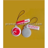 customized PVC mobile phone screen cleaner promotion