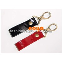 fashion gift leather key holder keychain