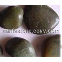 Green Granite Pebbles