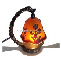 handicraft glass lamp
