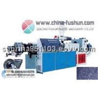 heat cutting granulator plastic machinery