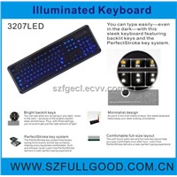 illuminated LED keyboard