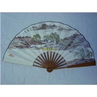 korea paper fan for business gift and decoration
