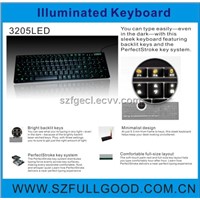 letter illuminated keyboard