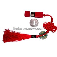 Metal Chinese Knot USB Flash Drive