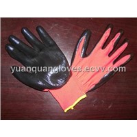 nitrile coated gloves safety working gloves