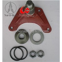 rear steel-plate rear bearing support for north benz truck