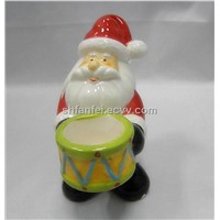 stoneware Santa Clause decoration, Christmas gift