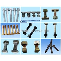 track bolt, railway bolt, T bolt