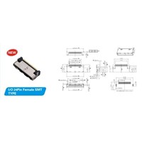 usb3.0 connector IO 24pin male SMT TYPE