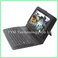 wireless bluetooth keyboard with leather case for IPAD