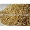 2.4mm Faceted Ball Chain Champagne Gold Color