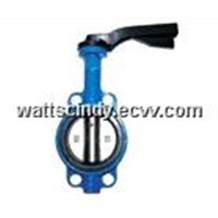 Wafer Butterfly Valve (Through Shaft with Pin)