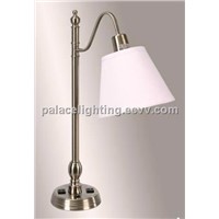 Hampton Inn Desk Lamp with Swing Arm and Convenience Outlets