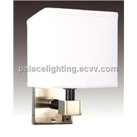 Hotel Motel Guestroom Wall Lamps with Convenience Outlets