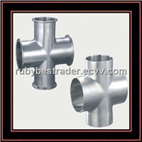 Sanitary Stainless Steel Equal Cross Pipe Fitting