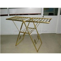 Butterfly-type land clothes hanger rack