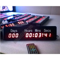 Countdown Timer LED Sign
