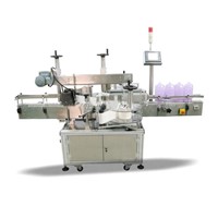 Double-Sides Automatic Adhesive Oil Bottle Labeling Machine
