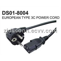 European Type 3c Power Cord