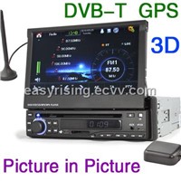 Erisin ES828D HD 7 Inch 1 Din Car Touchscreen GPS DVB-T Radio USB DVD MP3