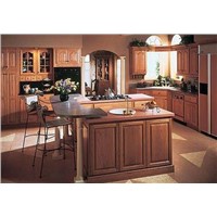 European Style Solid Wood Kitchen Cabinet