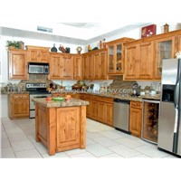 European Style Solid Wood Kitchen Cabinet