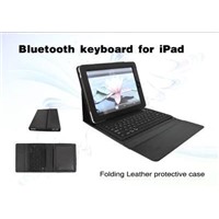 Folding Leather Case Bluetooth Keyboard For iPad 2