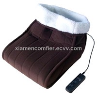 Foot warmer with massager
