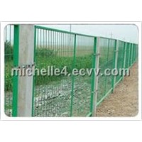 Galvanized/PVC Coated Wire Mesh Fence
