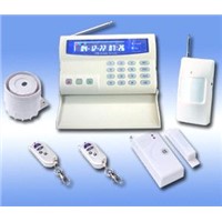 Intelligent GSM Home Alarm System With LCD Color Display / Zone Alarm