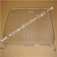 JHT chromed barbecue grill mesh ,stainless steel barbecue grill mesh