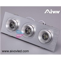 LED Downlight Panel Ceiling Cabinet lights 3*3W T047