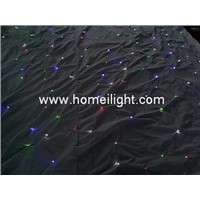 LED star cloth/Fire retardant curtain/Stage Star cloth
