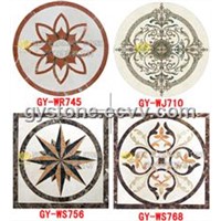 Large Inventory Available/ Marble Water Jet Medallions/Inlay