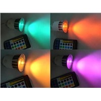 Mr16, Gu10,E27 RGB LED Spotlight 5w
