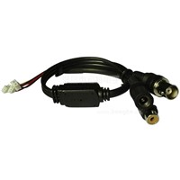 OSD Camera Cable with Coaxial Cable for BNC Video