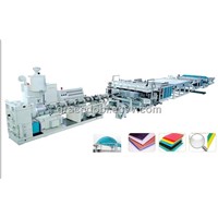 PC, PP, PE and PVC Hollow Grid Plate Production Line