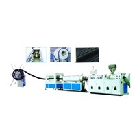 PE Carbon Spiral Reinforcing Pipe Manufacturing Machine