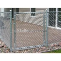 Plastic-Coated Chain Link Fence
