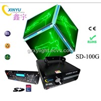 SD-100G SD Card Green Animation Laser Light