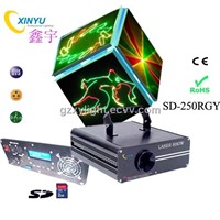 SD-250RGY Three Color Animation SD Card Party Light