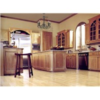 Solid Wood Kitchen Cabinet (KP-A8)