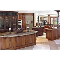 Solid Wood Kitchen Cabinet (KP-B5)
