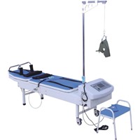Spinal traction beds