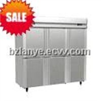 Stainless Steel Six Door Commercial Freezer