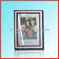 Supply of high light brown PVC plastic photo frames
