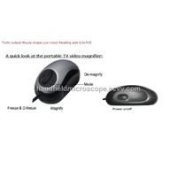 TV/AV output Mouse shape digital Low vision magnifier KLN-R35